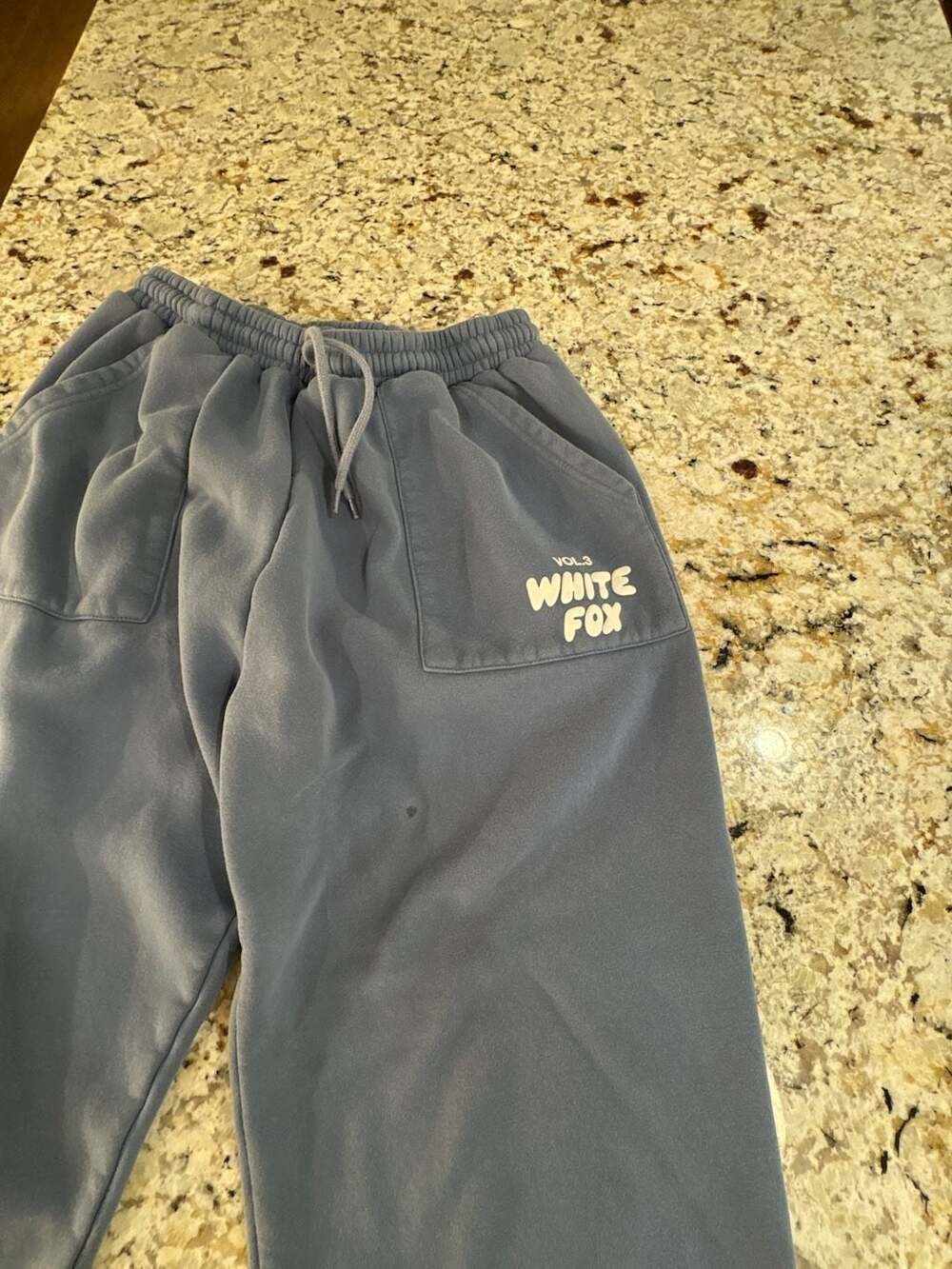 White Fox Boutique Sweatpants Vol.3 Blue Fleece Jogger